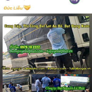 Bạt Lót Ao Hồ Chứa Đựng Nước Tưới Cây tại Đức Liễu