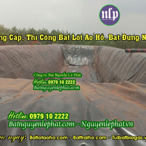 Bạt làm hồ tưới cây