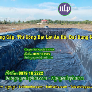 Bạt lót ao trữ nước