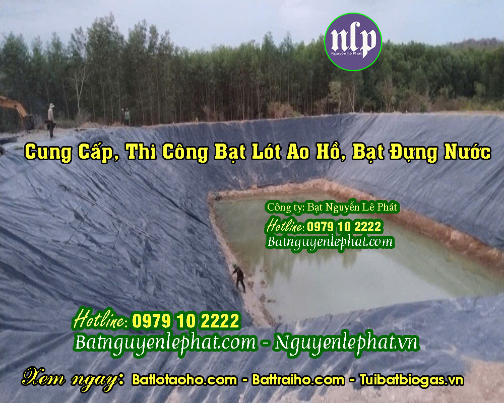 Bạt lót hồ chứa nước HDPE