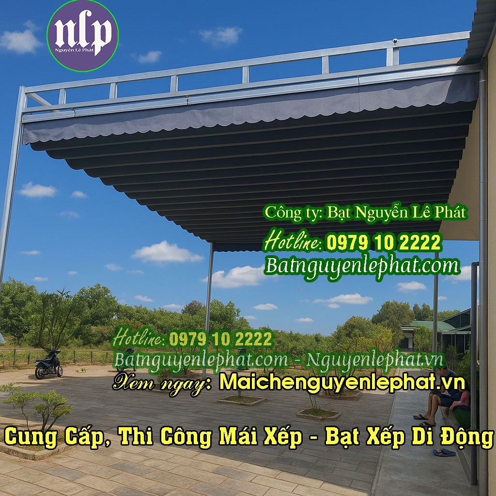 Mẫu Mái che bạt quán nhậu quán cafe