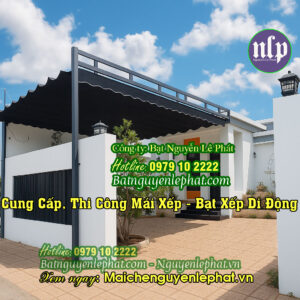 Thi công mái che mái hiên