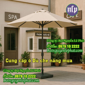 Dù Che Nắng Ngoài Trời, Dù Che Quán Cafe Phú Giáo, Thay Vải Bạt Áo Dù Tại Phú Giáo