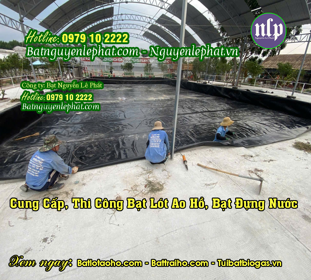 Bạt làm hồ bơi màu xanh đen Bạt làm hồ bơi màu xanh đen