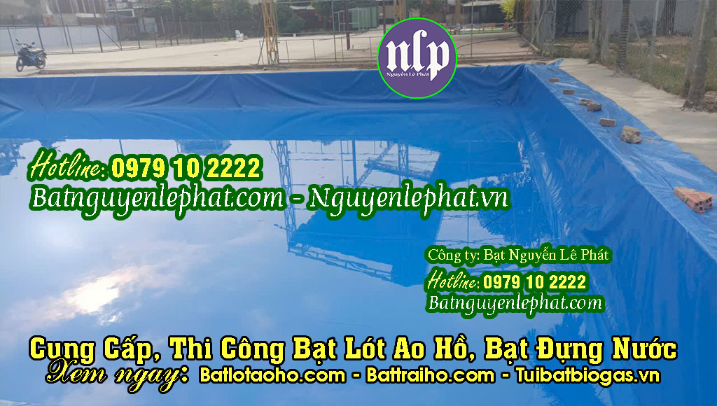 Bạt làm hồ bơi màu xanh đen Bạt làm hồ bơi màu xanh đen