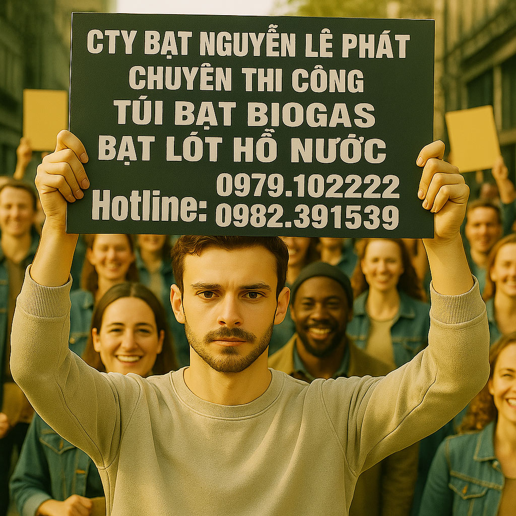 thi công hầm biogas HDPE tại Bình Phước