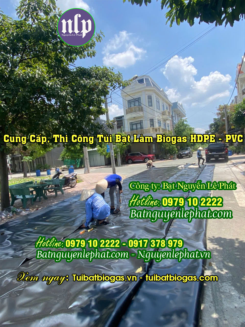 Túi bạt biogas 8 khối