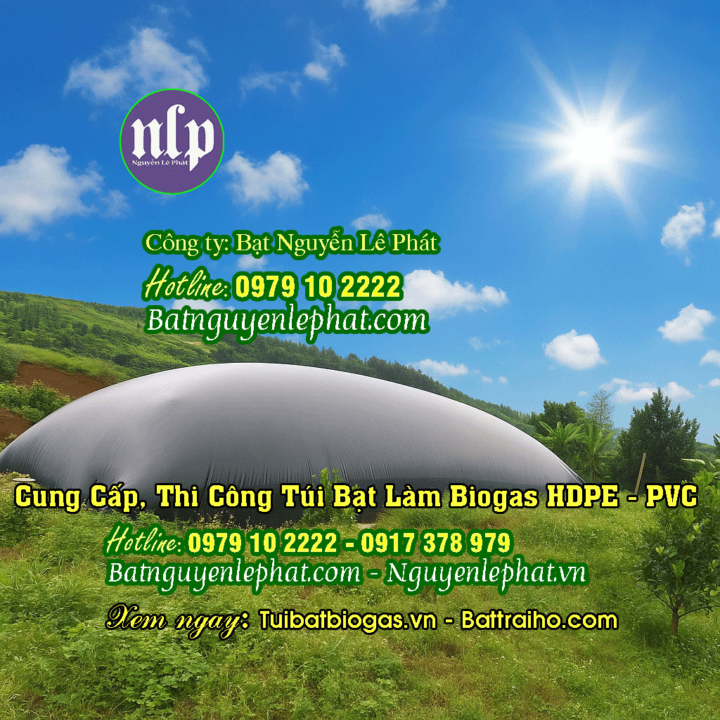 Túi bạt hầm biogas