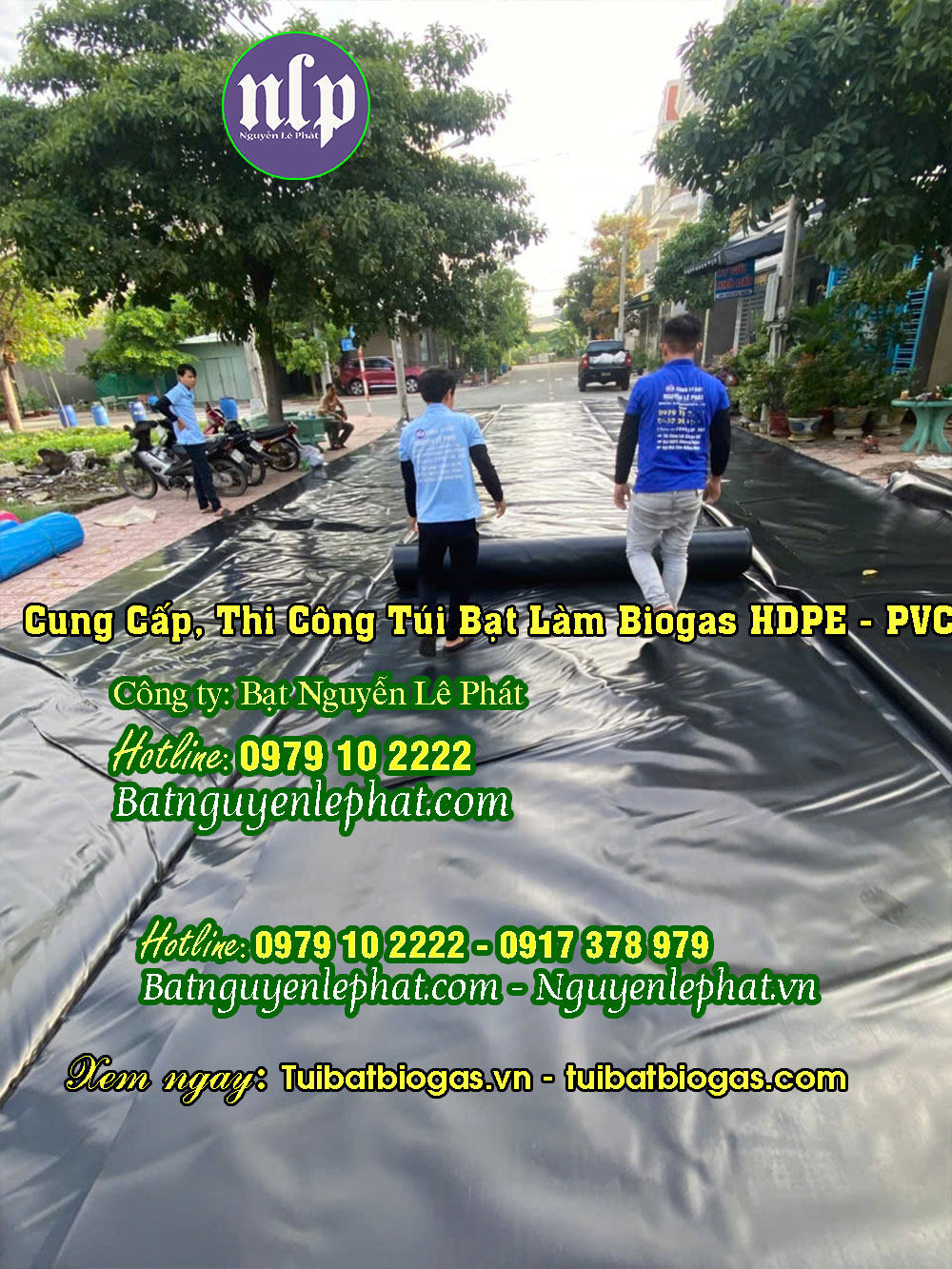 Túi biogas hộ gia đình