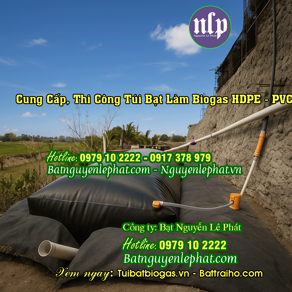 Cung Cấp Túi Biogas HDPE, Túi Bạt Bigoas tại Đồng Tháp Cung Cấp Túi Biogas HDPE, Túi Bạt Bigoas tại Đồng Tháp
