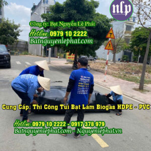 Túi khí chứa biogas chăn nuôi