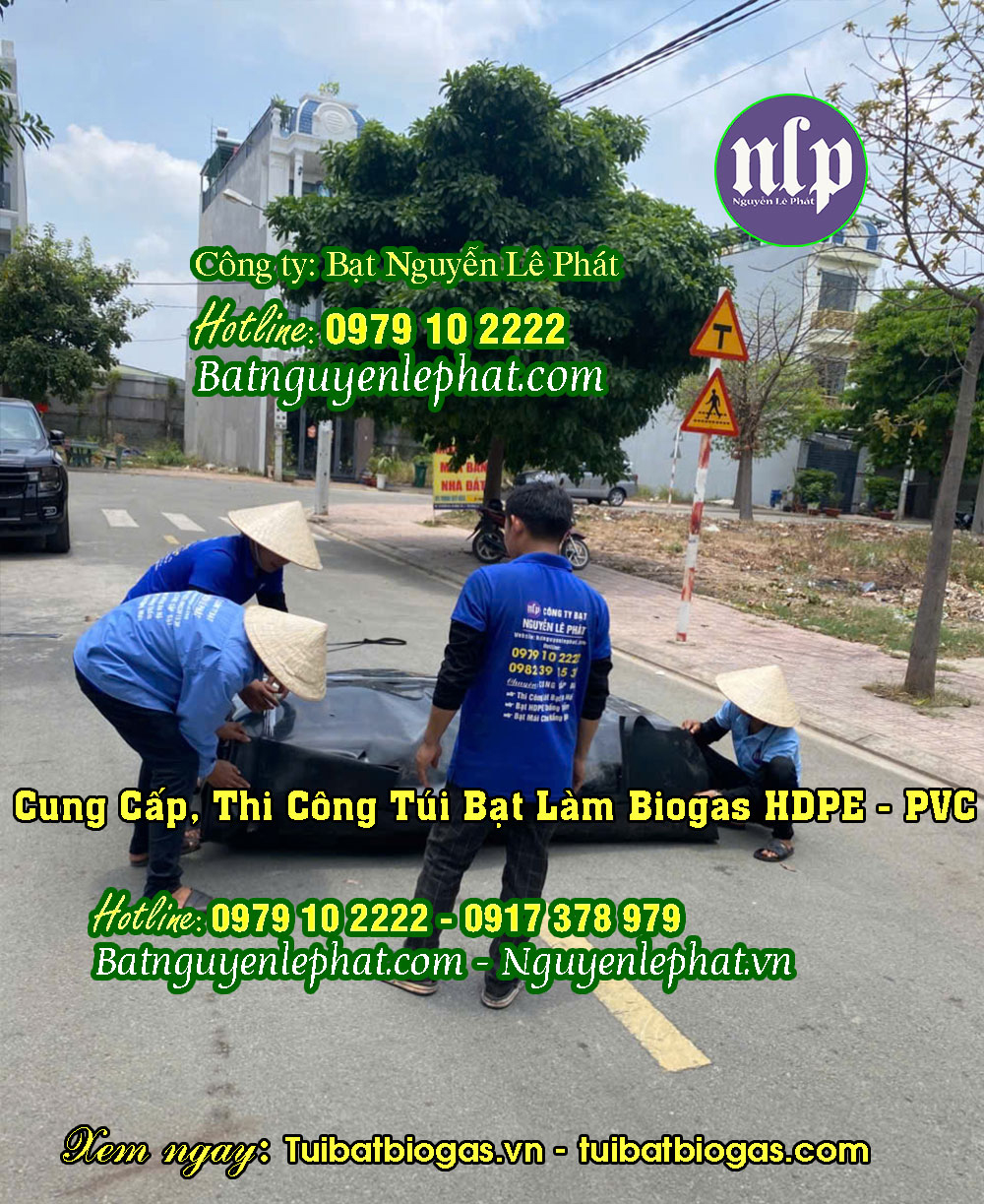 Túi khí chứa biogas chăn nuôi