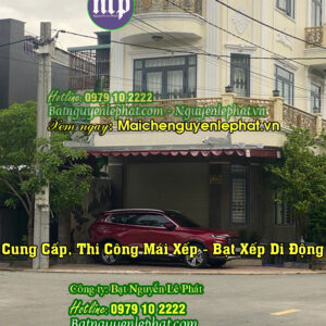 Lắp bạt mái che nhà để xe