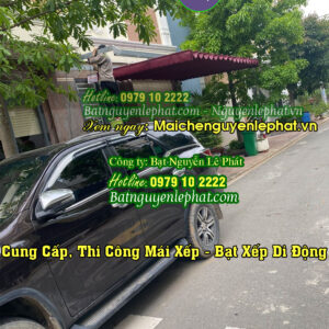 Lắp bạt mái che nhà để xe