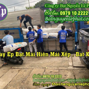 Xưởng Gia Công May Ép Bạt Kéo, Bạt Mái Xếp Di Đông Tại Long An Bến Lức