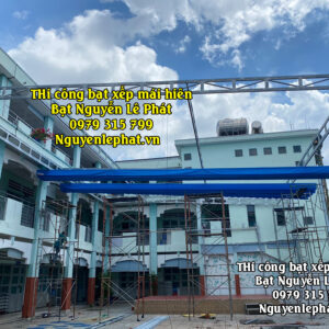 Báo giá sửa chữa mái hiên mái xếp, thay bạt mái che