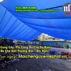 Dù che nắng sân trường 2 mái