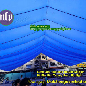 Dù che sân trường 2 mái