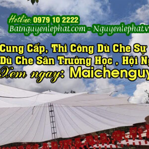 Dù che sự kiện trường học chớp tròn