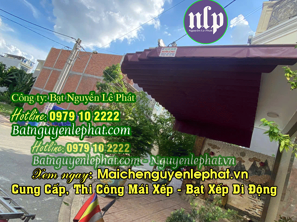 Thay Bạt Mái Hiên Mái Xếp, Bạt Kéo Xếp Di Động Tại Ngã Tư Bình Phước, Sóng Thấm, Quốc Lộ 13, Hồ Chí Minh