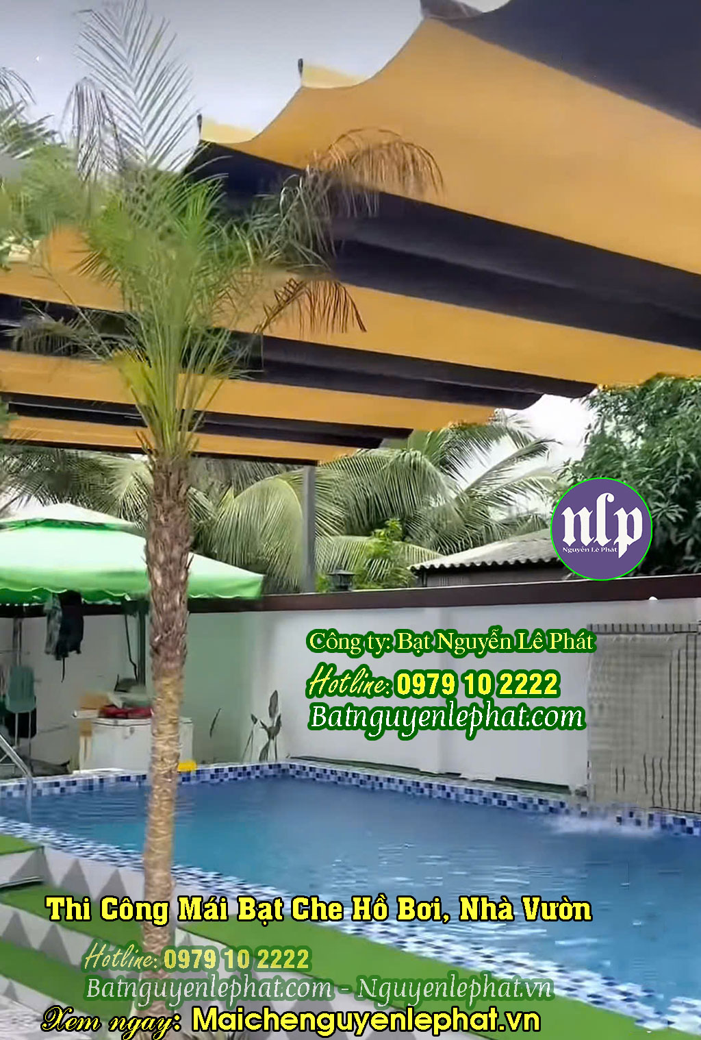 mái xếp, mái hiên di động tại Quận 7