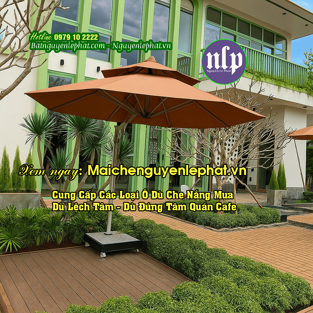 Dù Che Nắng Bán Hàng Ngoài Trời Tại Bà Rịa Đẹp