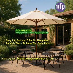 Dù Che Nắng Bán Hàng – Dù Che Quán Cafe Ngoài Trời Tại Long An