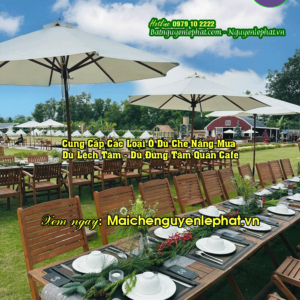 Mẫu ô dù che nắng quán cafe
