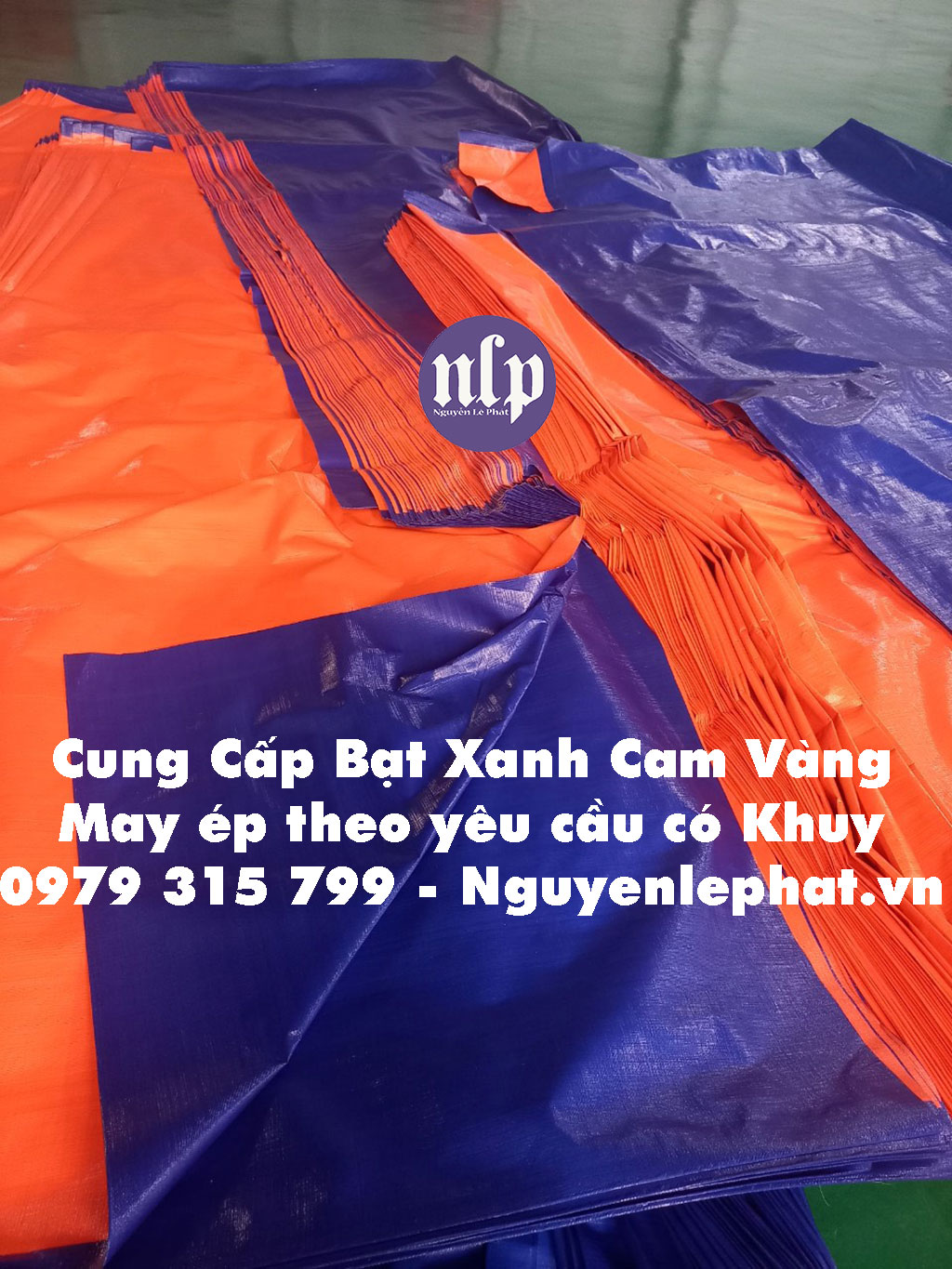 giá bạt xanh cam khổ 6m