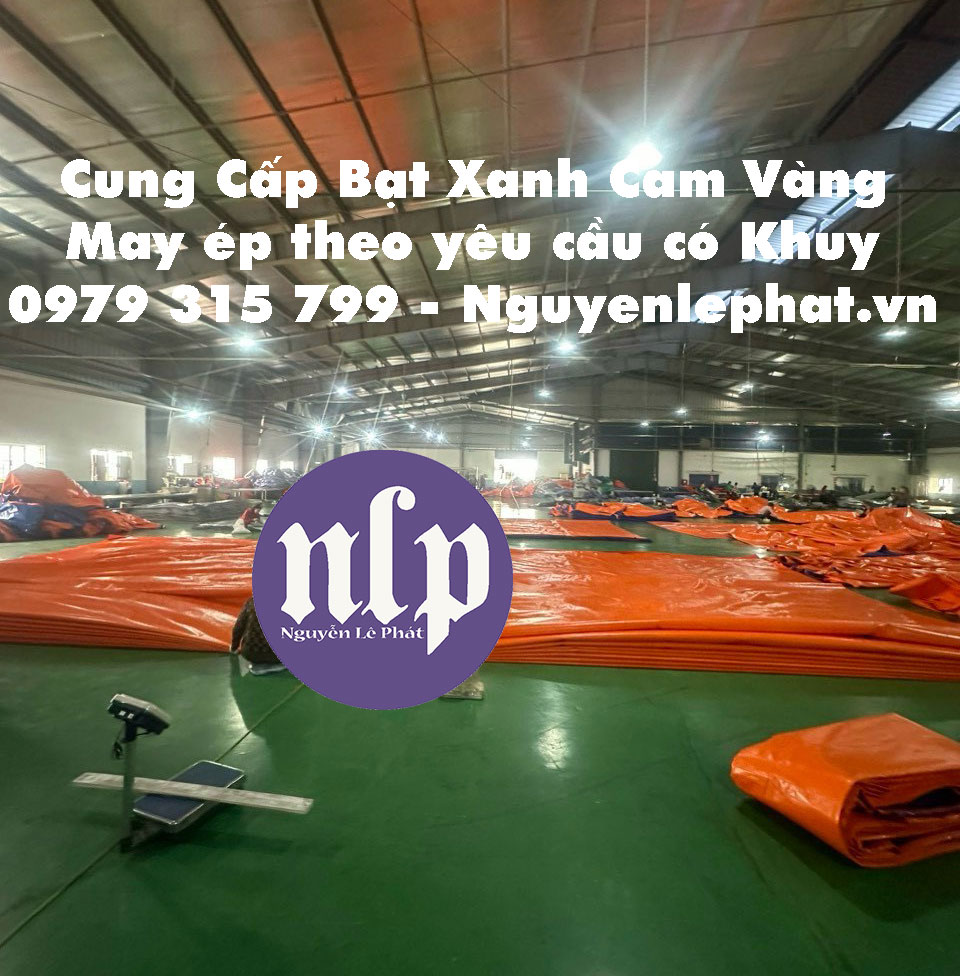báo giá bạt xanh cam PE, HDPE