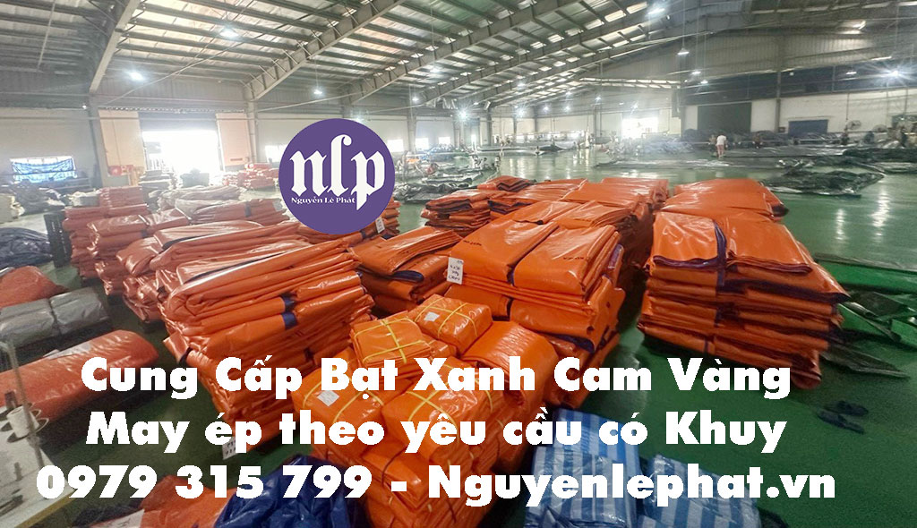 Giá bạt xanh cam khổ 4m