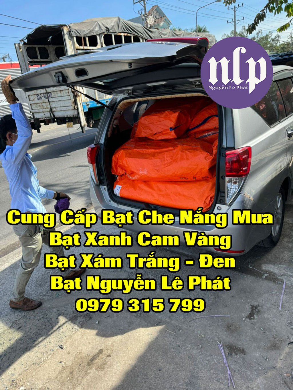 Bạt 2 da khổ 6m 