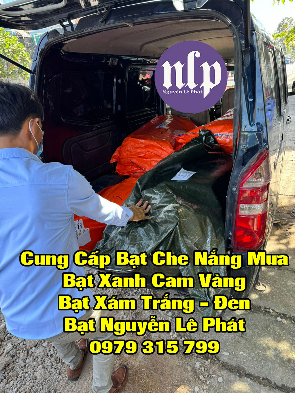 giá bạt xanh cam khổ 10m