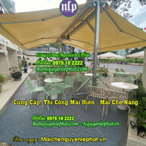 Mái che chữ a có bánh xe