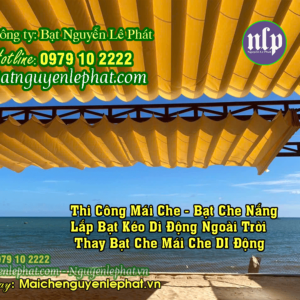 Thay bạt mái che nắng mưa