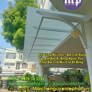 Thi công mái che di động Quận 9