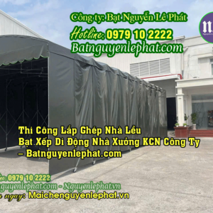 Nhà Vòm, nhà vòm bạt xếp lắp ghép, Nhà Lều Vòm Che Nắng Mưa Có Bánh Xe