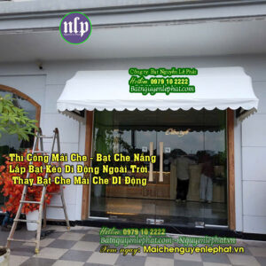 Cung Cấp Bạt Che Nắng Mưa Ngoài Trời, Bạt Mái Thả, Bạt Tự Cuốn Lùa Ban Công Sân Thượng Cần Giờ