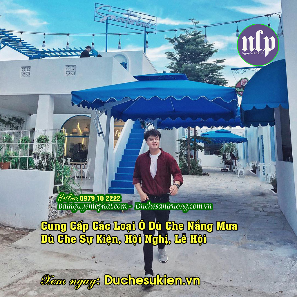 Dù Che Nắng Bán Hàng, Dù Che Quán Cà Phê Cafe tại Quận 4 HCM