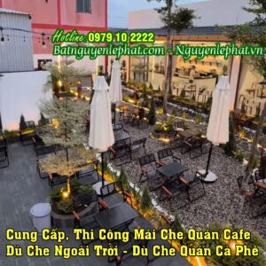 Dù Che Nắng Bán Hàng – Dù Che Quán Cafe Ngoài Trời Tại Long An