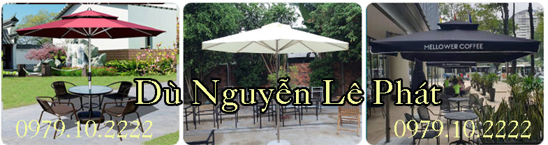 Mẫu dù che quán cafe